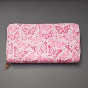 Pink Butterfly Women's Wallet